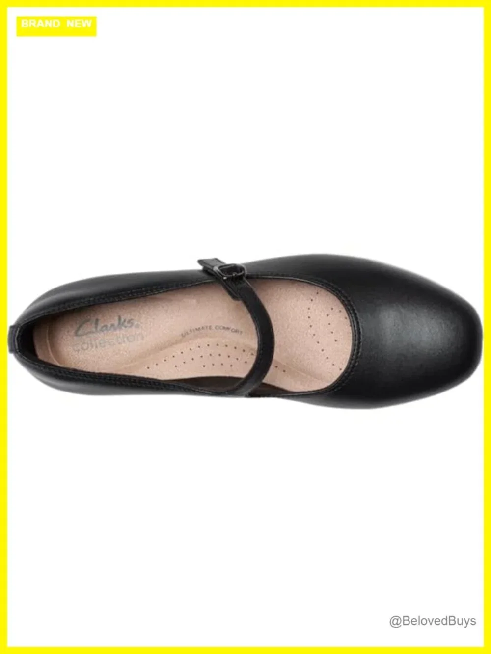 Premium Leather Mary Jane Pump with Buckle Strap